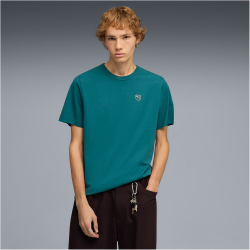 PUMA Essentials Elevated T-Shirt Herren 41 - emerald ice 3XL