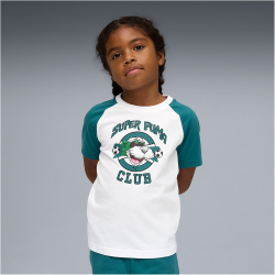 PUMA Super PUMA Graphic T-Shirt Kinder 02 - PUMA white 98