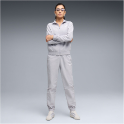 PUMA Woven Trainingsanzug Damen 82 - vibrant silver XS