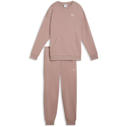 PUMA Relaxed French Terry Jogginganzug Damen 88 - sandstone L