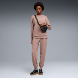 PUMA Relaxed French Terry Jogginganzug Damen 88 - sandstone L