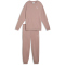 PUMA Relaxed French Terry Jogginganzug Damen 88 - sandstone L