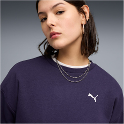PUMA Relaxed French Terry Jogginganzug Damen 64 - deep...