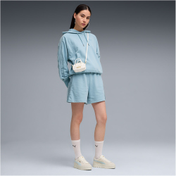 PUMA HER High-Waist 5 Shorts Damen 47 - seafoam XS
