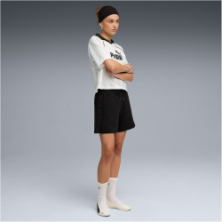 PUMA HER High-Waist 5 Shorts Damen 01 - PUMA black XS