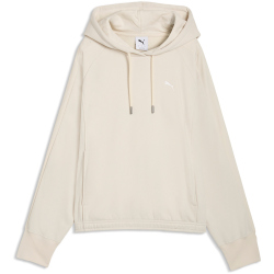 PUMA HER Oversized French Terry Hoodie Damen 87 - alpine snow L