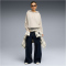 PUMA HER Oversized French Terry Hoodie Damen 87 - alpine snow L