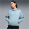 PUMA HER Oversized French Terry Hoodie Damen 47 - seafoam XS