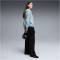 PUMA HER Oversized French Terry Hoodie Damen 47 - seafoam XS