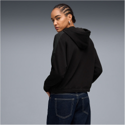 PUMA HER Oversized French Terry Hoodie Damen 01 - PUMA...