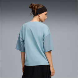 PUMA HER Oversized T-Shirt Damen 47 - seafoam XS