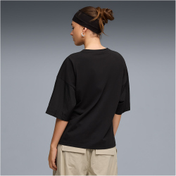 PUMA HER Oversized T-Shirt Damen 01 - PUMA black S