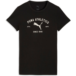 PUMA Class Graphic T-Shirt Damen 01 - PUMA black XS