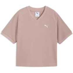 PUMA Class Relaxed Pinnacle T-Shirt Damen 88 - sandstone XS