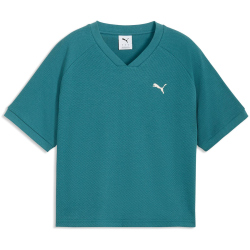 PUMA Class Relaxed Pinnacle T-Shirt Damen 41 - emerald...