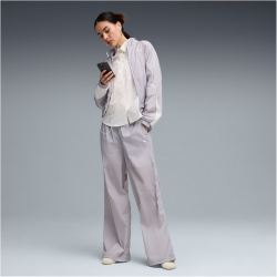 PUMA Sport Relaxed Webjacke Damen 82 - vibrant silver XS