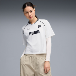 PUMA Sport Relaxed Trikot Damen 02 - PUMA white XS