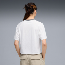 PUMA Sport Relaxed Trikot Damen 02 - PUMA white XS
