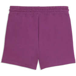 PUMA Essentials Elevated Mid-Waist 5" Shorts Damen 69 - plum wine S