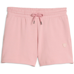 PUMA Essentials Elevated Mid-Waist 5" Shorts Damen 26 - rosy outlook S