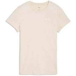 PUMA Essentials Elevated T-Shirt Damen 87 - alpine snow XS