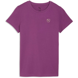 PUMA Essentials Elevated T-Shirt Damen 69 - plum wine S