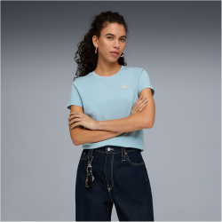 PUMA Essentials Elevated T-Shirt Damen 47 - seafoam XS