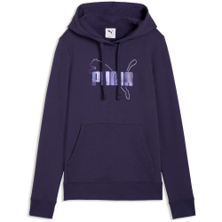 PUMA Essentials Logo Lab Metallic French Terry Hoodie...