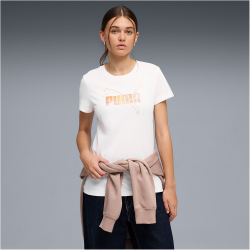 PUMA Essentials Logo Lab Metallic T-Shirt Damen 02 - PUMA...