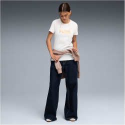 PUMA Essentials Logo Lab Metallic T-Shirt Damen 02 - PUMA...