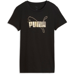 PUMA Essentials Logo Lab Metallic T-Shirt Damen 01 - PUMA...