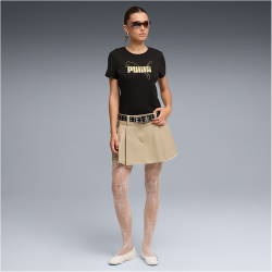 PUMA Essentials Logo Lab Metallic T-Shirt Damen 01 - PUMA...