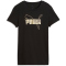 PUMA Essentials Logo Lab Metallic T-Shirt Damen 01 - PUMA black L