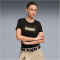 PUMA Essentials Logo Lab Metallic T-Shirt Damen 01 - PUMA black L