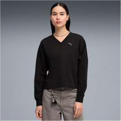 PUMA Essentials Elevated Comfort Double Knit V-Neck...