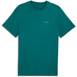 PUMA Graphic Sports T-Shirt Herren 41 - emerald ice S