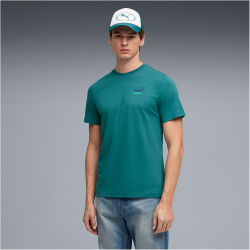 PUMA Graphic Sports T-Shirt Herren 41 - emerald ice S
