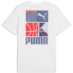 PUMA Graphic Sports T-Shirt Herren 02 - PUMA white S