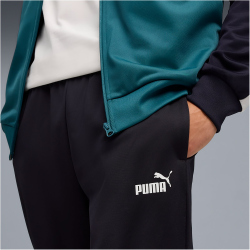 PUMA Essentials Block Poly Trainingsanzug Herren 41 - emerald ice L