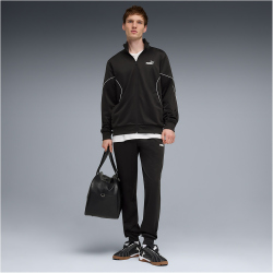 PUMA Poly Piping Trainingsanzug Herren 01 - PUMA black S