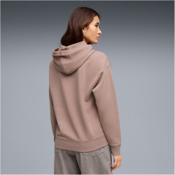 PUMA Essentials Script Comfort French Terry Hoodie Damen...