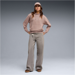 PUMA Essentials Script Comfort French Terry Hoodie Damen...