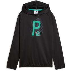 PUMA Active Sports Lightweight Poly Hoodie Jungen 01 - PUMA black 128