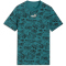 PUMA Mid90s Allover Print T-Shirt Jungen 41 - emerald ice 152