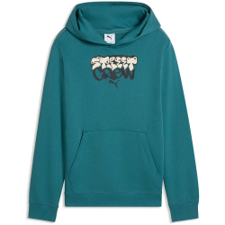 PUMA Mid90s French Terry Hoodie Jungen 41 - emerald ice 128