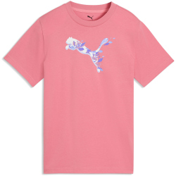 PUMA Graphic Floral Cat T-Shirt Mädchen 25 - wild...