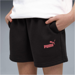 PUMA Essentials No.1 Logo T-Shirt + Shorts Set Mädchen 52 - PUMA white/wild pink 152