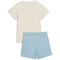 PUMA Minicats Essentials T-Shirt & Shorts Baby-Set 88 - alpine snow/print 86