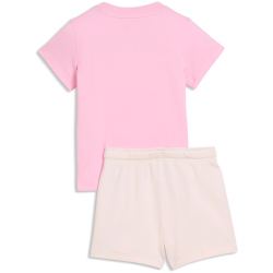 PUMA Minicats Essentials T-Shirt & Shorts Baby-Set 75 - pink shimmer 86