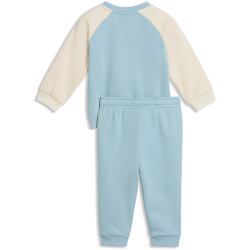 PUMA Minicats Essentials Raglan Fleece Crew Baby-Jogginganzug 49 - seafoam 92
